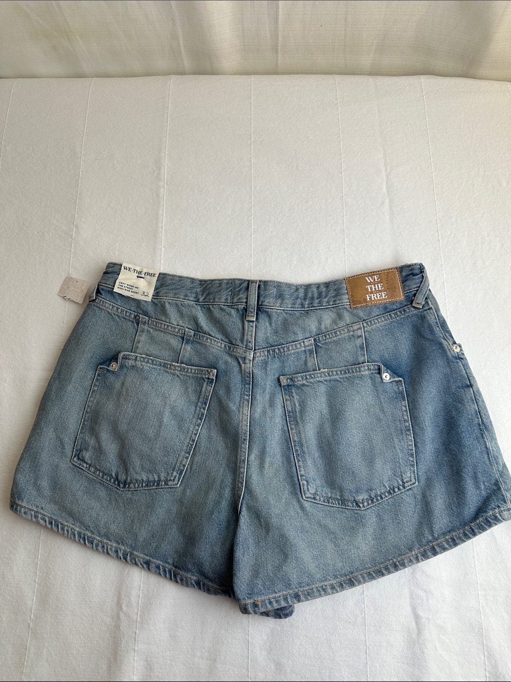 We The Free Light Blue Denim Shorts - Picture 3 of 3